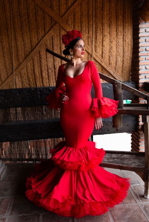 Coleccion-2024-3 Traje de Flamenca Modelo Bernarda - Image 1
